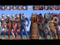 UFE3：Ultraman 80/Ultraman Jack/UItra Seven/Ultraman Leo/Ultraman Agul VS Fivs monsters