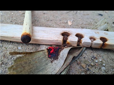Spanish hand drill | Fire drilling with new materials
