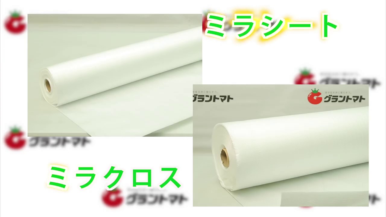 ミラシート・ミラクロス 水稲育苗用保温資材【グラントマト株式会社