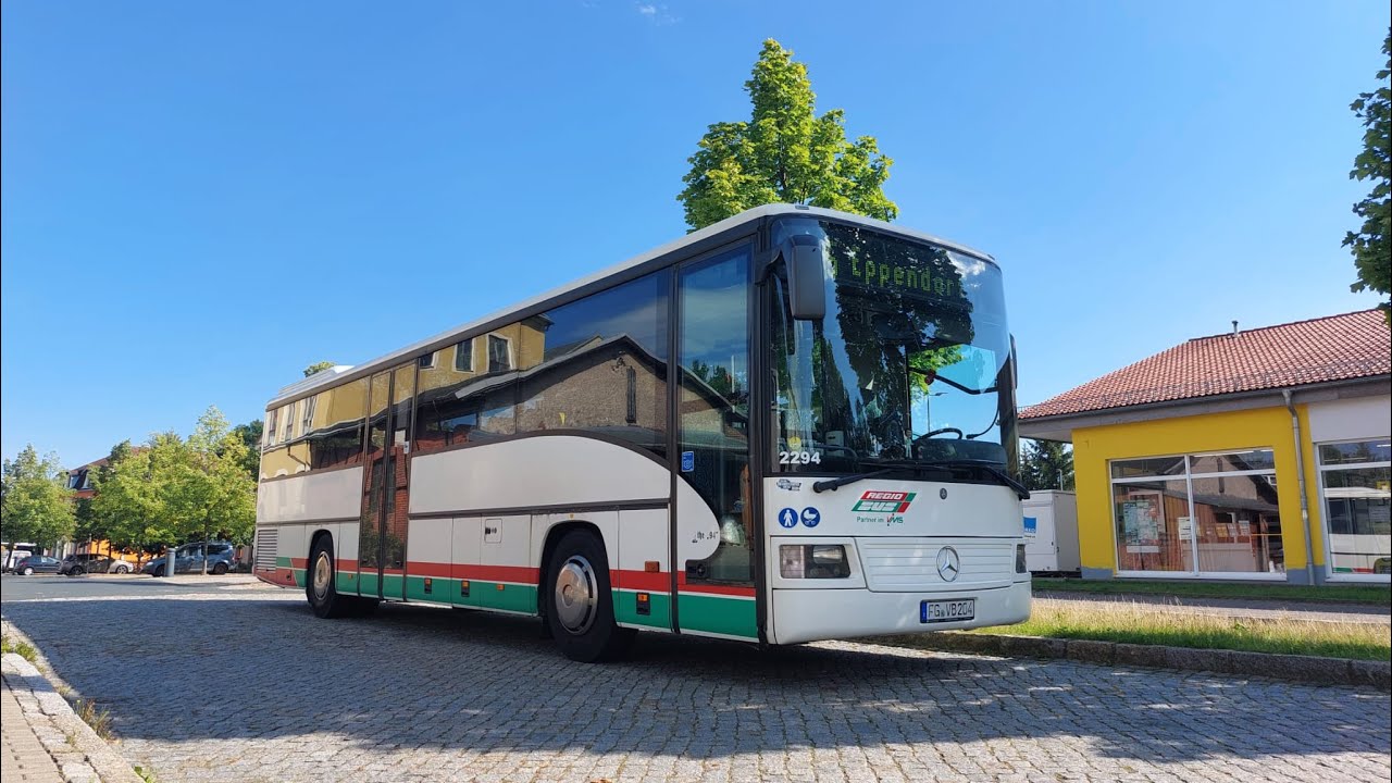 Soundaufnahme: Regiobus Mittelsachsen Wagen 2294 [Mercedes-Benz O550 Integro] [2003] ZF Ecomat