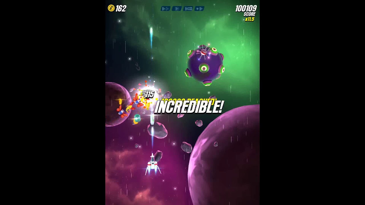 Galaga Wars (iOS) 10,918,340 High Score 60p