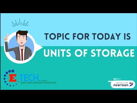 Units Of Storage