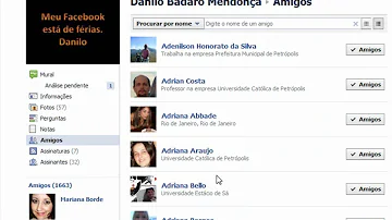 Como colocar a lista de amigos do Facebook em ordem alfabética?