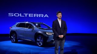 SUBARU SUV EV：SOLTERRA（ソルテラ） プロダクトアウトライン　プレゼンテーション