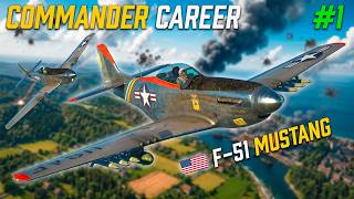 IL-2 Korea: Commander Career #1 | Welcome to Hell | F-51 Mustang