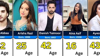 Pakistani drama stars and their age |  Pakistani Actor and Actresses Geo Tv Drama Actresses
