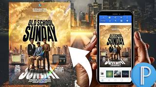 Church flyer design on pixellab | design premium Photoshop flyers with just your phone