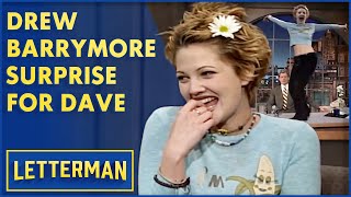 Drew Barrymore Flashes Dave for His Birthday | Letterman