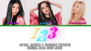 Ai Original Katseye 카츠아이 - 123 Sophia,Daniela Yoonchae Color Coded Lyrics Felix.browniesss