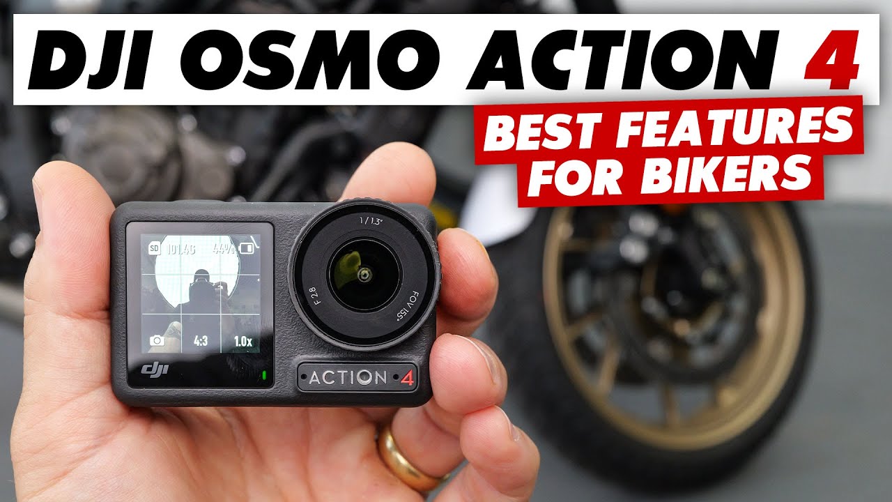 DJI Osmo Action 4: 10 лучших функций для мотоциклистов!
