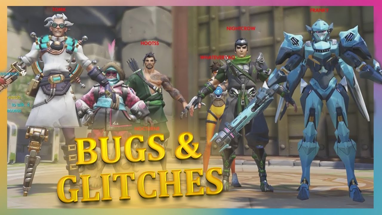 30 Funny Crazy Moments Overwatch Glitches Bugs 5 Community Montage Youtube