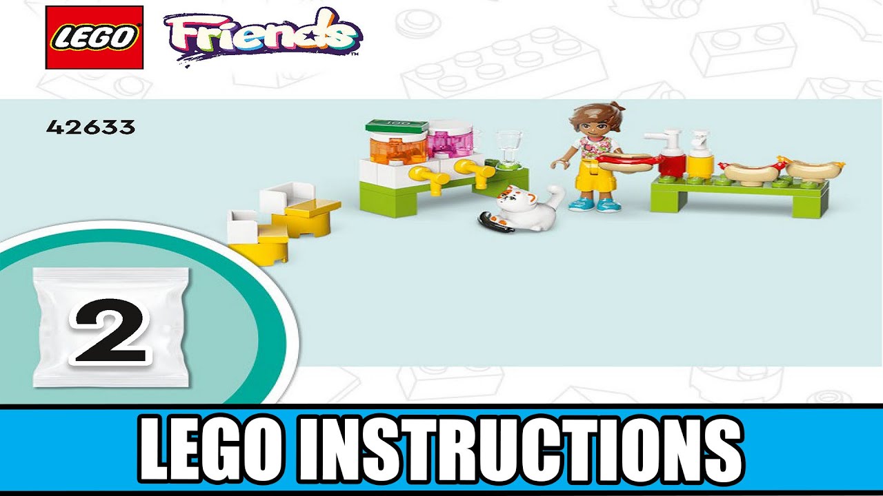 LEGO Instructions - Friends - 42633 - Hot Dog Food Truck (Book 2)