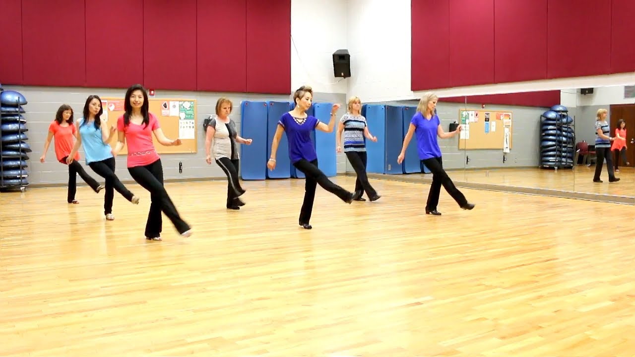 Rolling Home Line Dance (Dance & Teach in English & 中文) YouTube