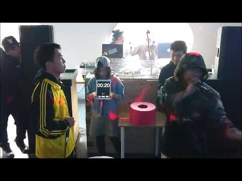 霧戒 vs KOOPA 喰吐　狂人主催『無音MC BATTLE vol.4 』2019.4.21
