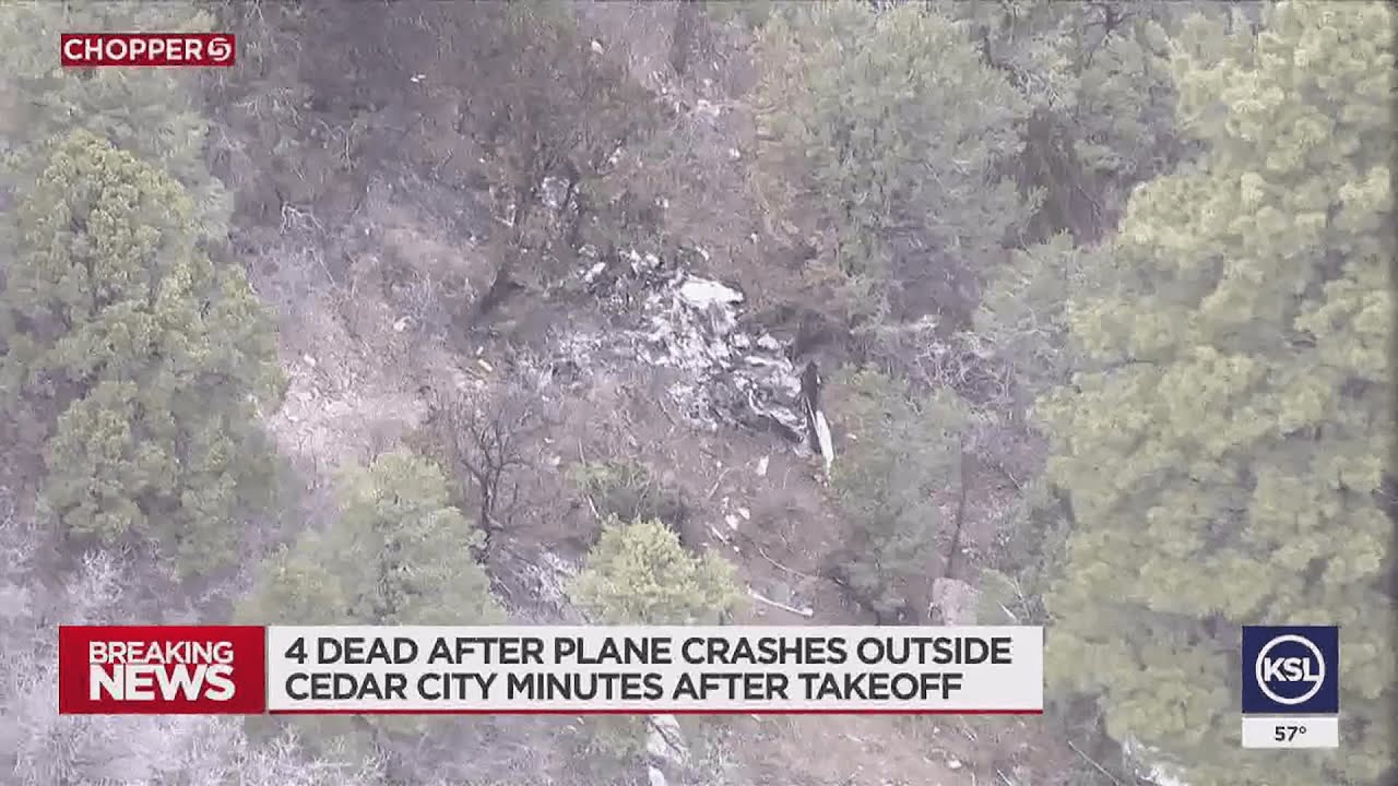 Four people killed in Iron County small plane crash - YouTube