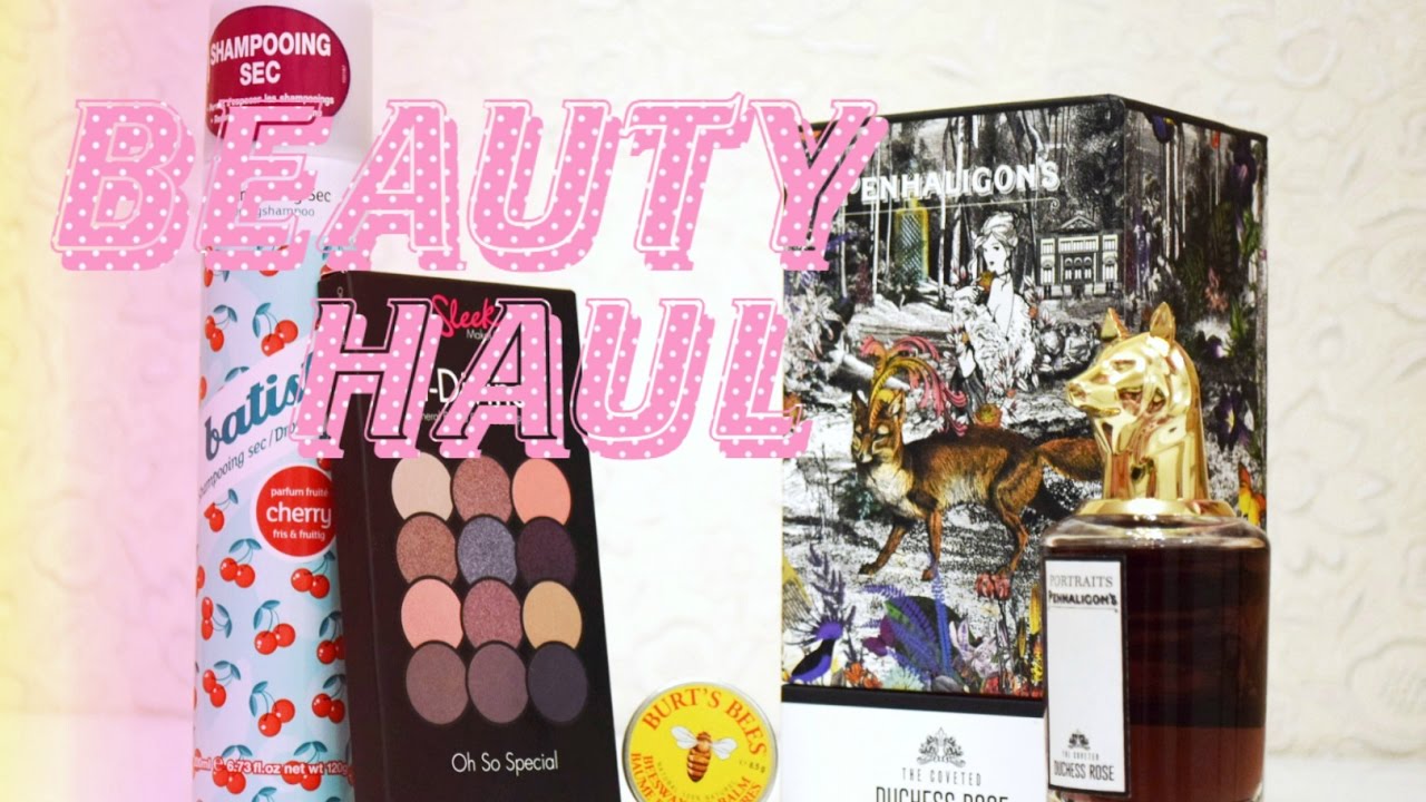 Парфюм Penhaligon's / Покупки косметики Sleek, Aussie, Burt's bees