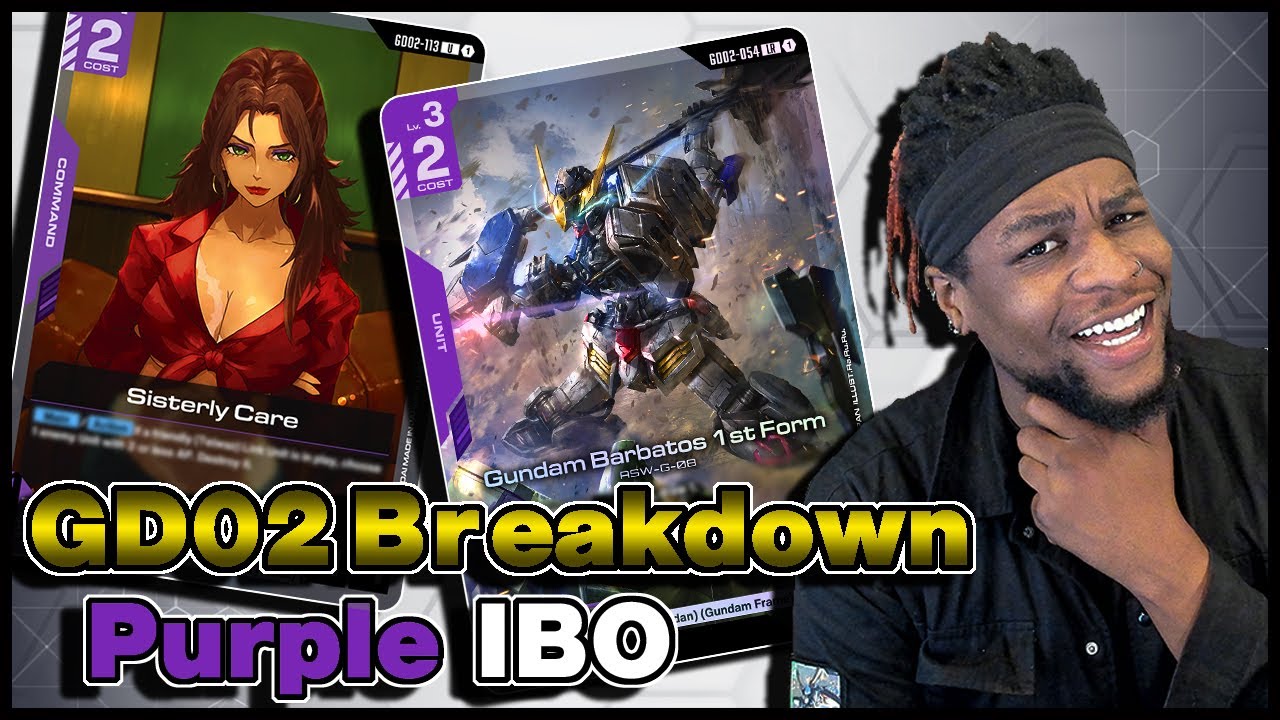 Жизнеспособны ли сироты с железной кровью? Карточная игра Gundam GD02 Dual Impact Breaking! Фиоле...