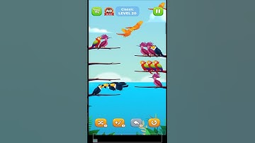 Bird Sort Puzzle l Classic Level 20 l Bird Sort Color Puzzle l Bird Sort Puzzle Challenge