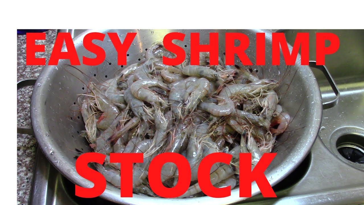 EASY SHRIMP STOCK RECIPE, Save those shells - YouTube