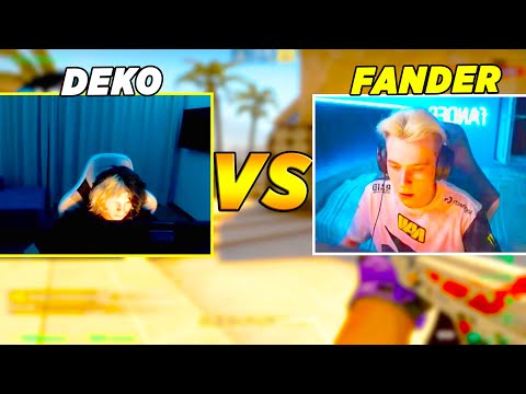 ОНИ ВСТРЕТИЛИСЬ В ИГРЕ!! DEKO ПРОТИВ FANDER'A НА ФЕЙСИТЕ! ДЕКО VS FANDER (CS:GO)