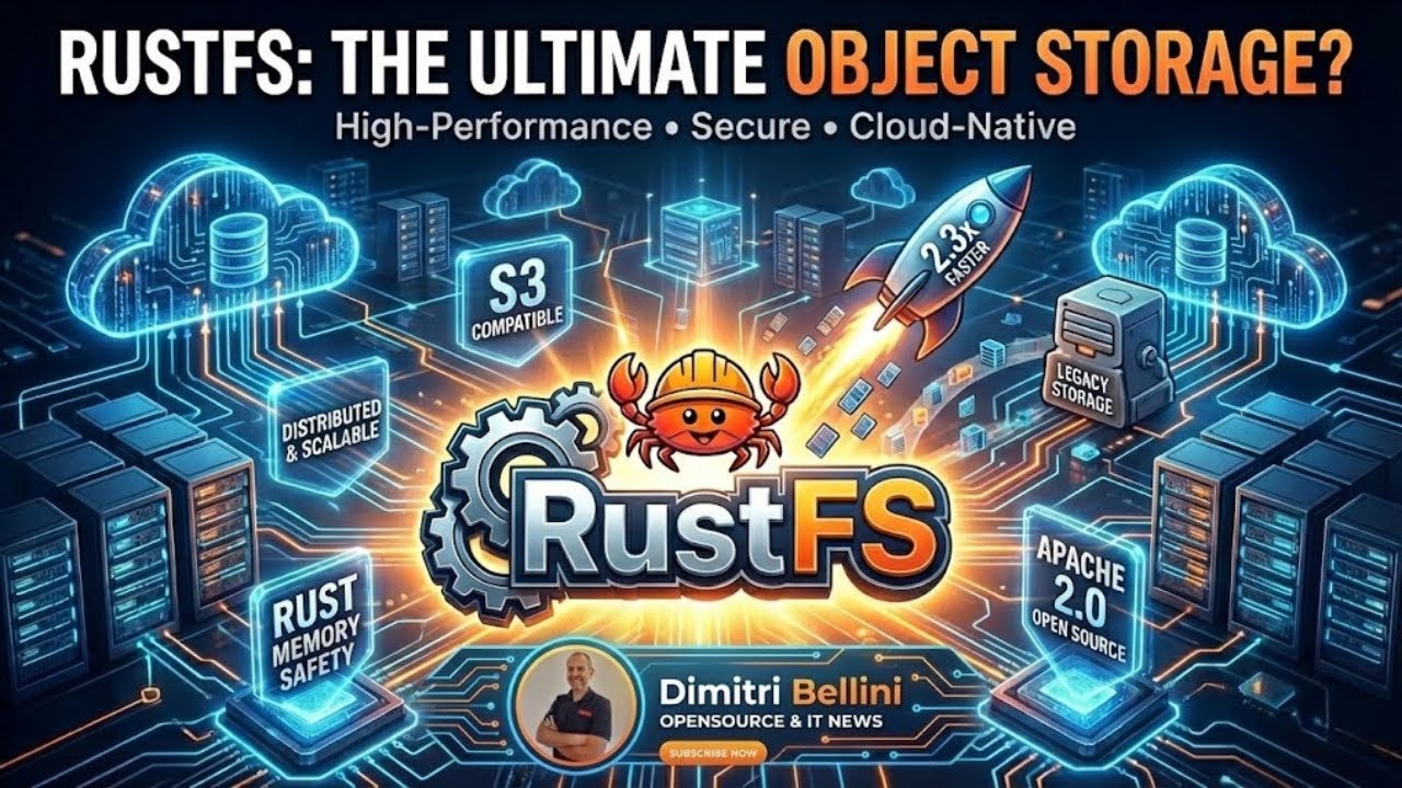 RUSTFS: The Ultimate Open Source Object Storage? - [Sub EN] #opensource ...