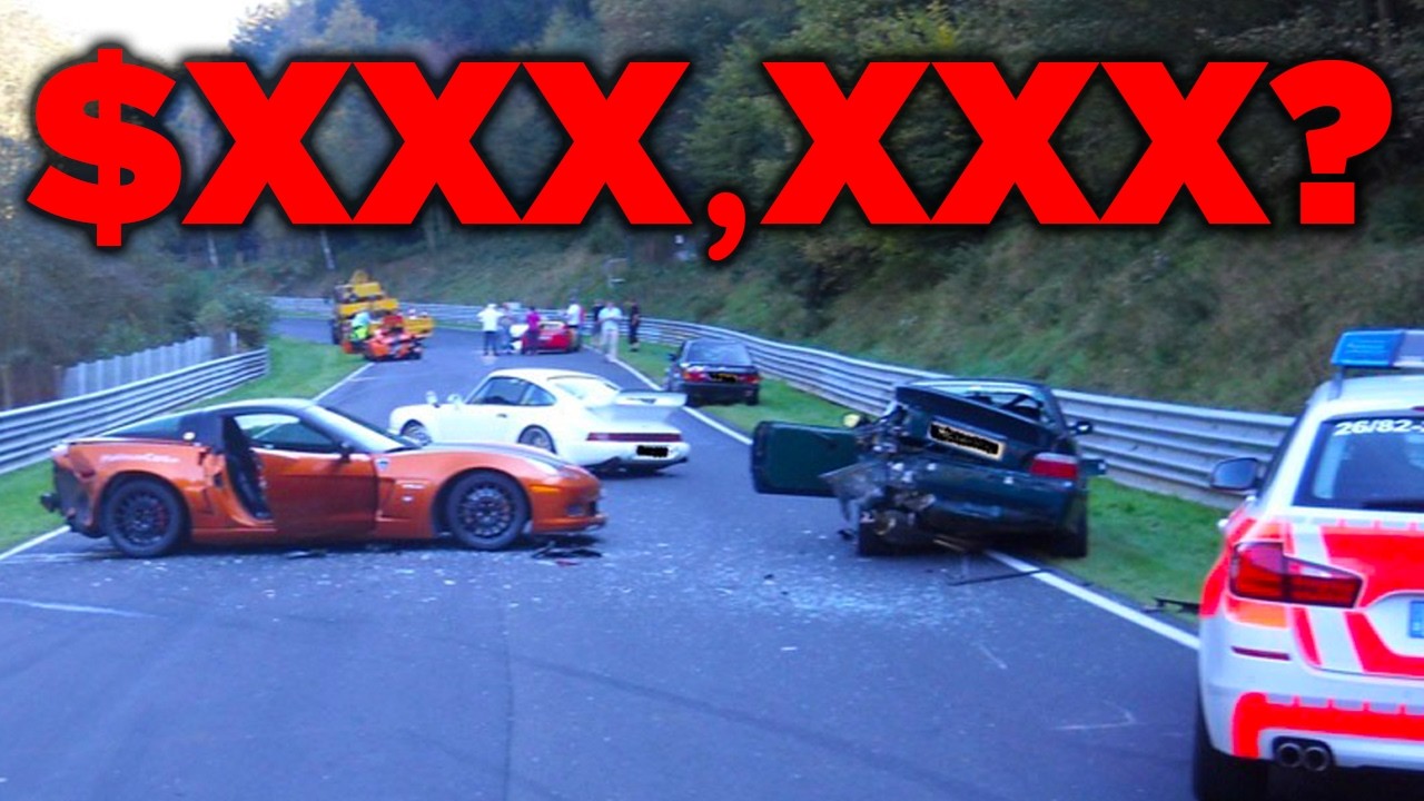 Here's how much it REALLY costs when you crash at the Nurburgring!