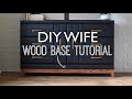 How I make my custom wood bases // furniture flipping // furniture makeover