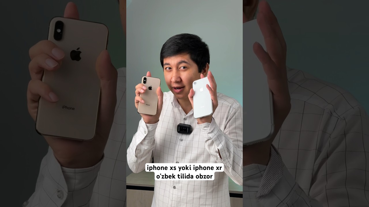 iphone xs yoki iphone xr o’zbek tilida obzor