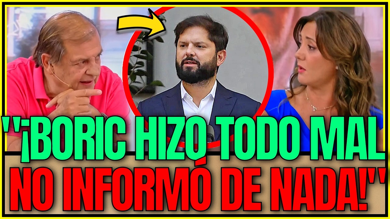 ¡¡BRUTAL!! HASTA Pancho Vidal LE DIÓ LA RAZÓN a Kast por GRAVE CONFLICTO con Boric