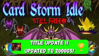 Card Storm Idle - Title Update 1! *EASY 10 Minute 1000GS Extra Completion*