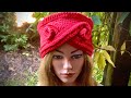 Kappe/Mütze/Hut & gerollte Ornamente#häkeln #petraperle #crochet #crochetpatterns #haekelanleitung