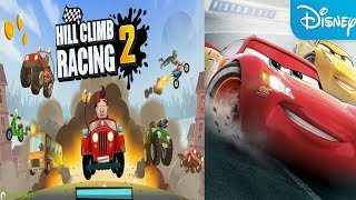 Hill Climb Racing 2 VS Disney Cars Lightning League Gameplay screenshot 2
