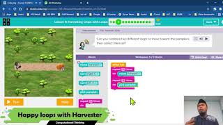 Course C Lesson 9 Happy Loop with Harvester