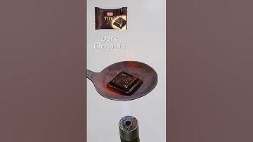 Dark Chocolate vs 1000°C 🍫🔥💥 #Shorts #Science #Experiment #DarkChocolate #HeatTest #ViralScience