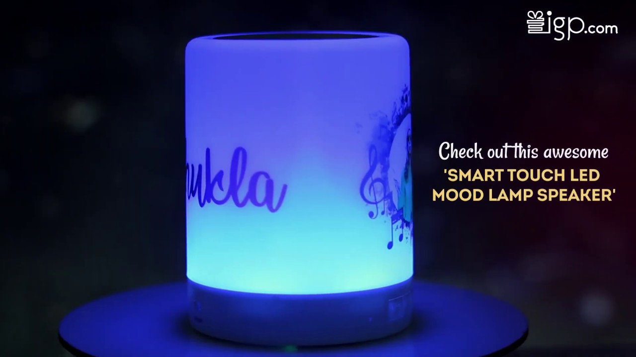 smart touch mood lamp speaker