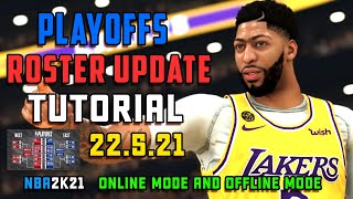 TUTORIAL: HOW TO UPDATE NBA2k21 ROSTER with CYBERFACE ADDED AND MORE