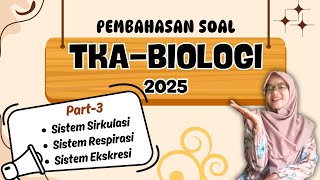 High School Biology Tka Material On Circulatory Respiratory And Excretory Systems