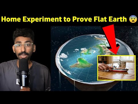 This Home Experiment Proved Flat Earth:😱 ( 💯 % Real )