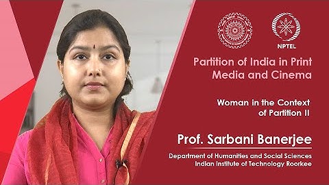 Lecture 22 - Woman in the Context of Partition II