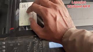 Hp laserjet 1536dnf MFP id card copy kese kre/ review How to Copy Id Card In Laser jet 1536dnf MFP