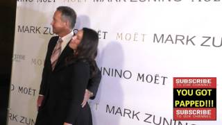 Fran Drescher and her husband at the Mark Zunino Atelier Store Opening in Beverly Hills