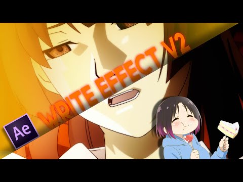 After Effects - AMV Tutorial : Write Effect V2