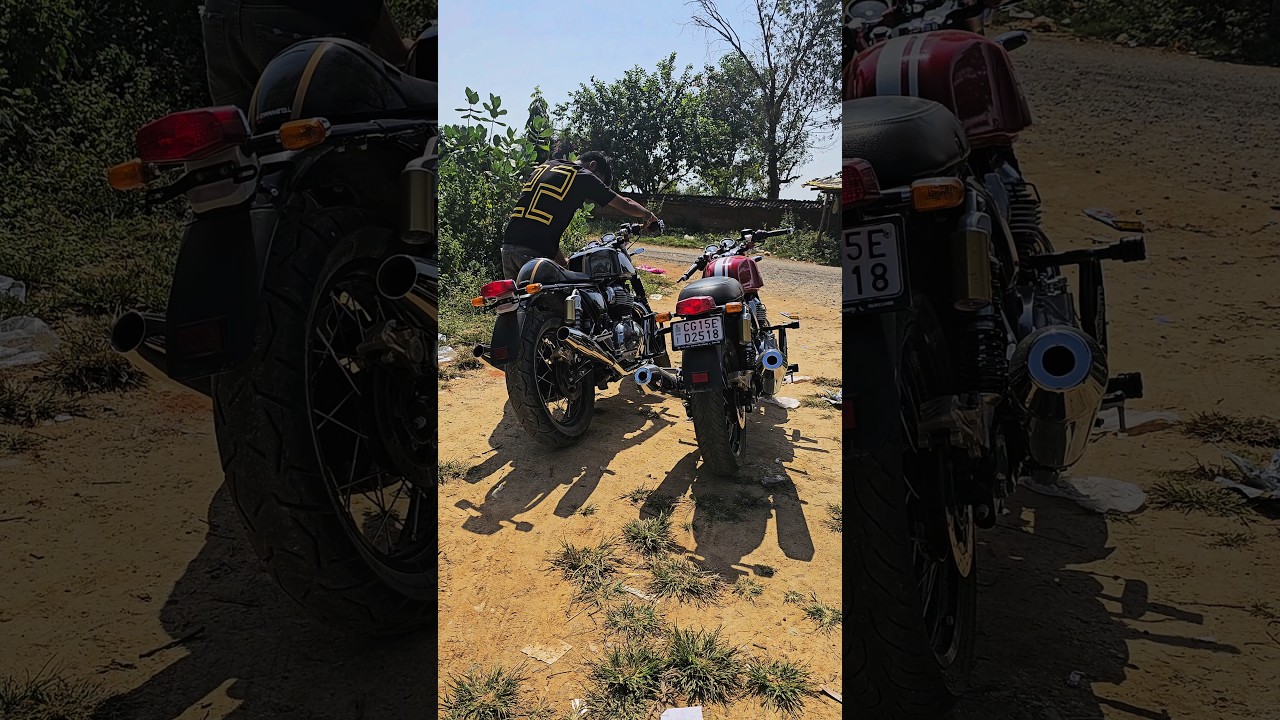 Continental Gt 650 | Red Rooster Vs Stock Exhaust 