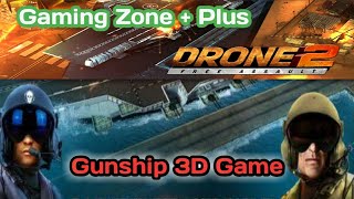 drone 2 free assault game -  airstrike 3D gaming zone + Plus - Gunship game screenshot 5