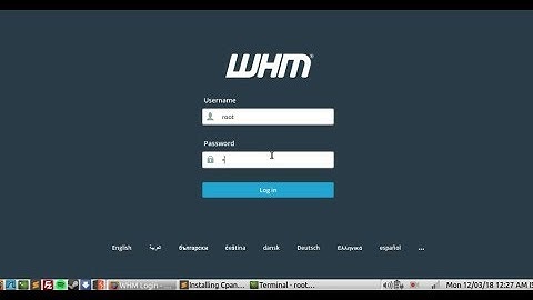 Installing Cpanel On Centos7