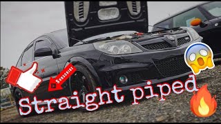 I straight piped my 2.8 v6 turbo [vectra vxr]