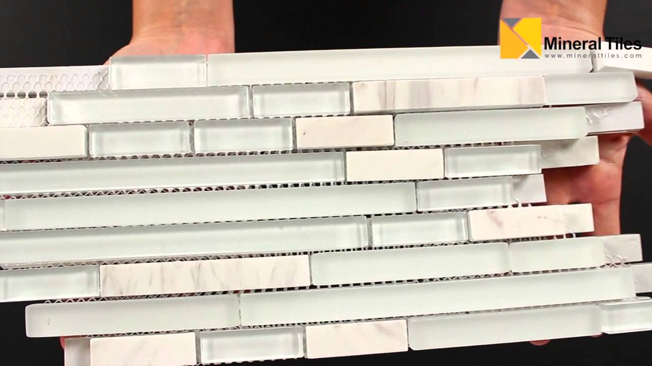 Glass Mosaic Tile White Carrara - 101CHIGLASWY02