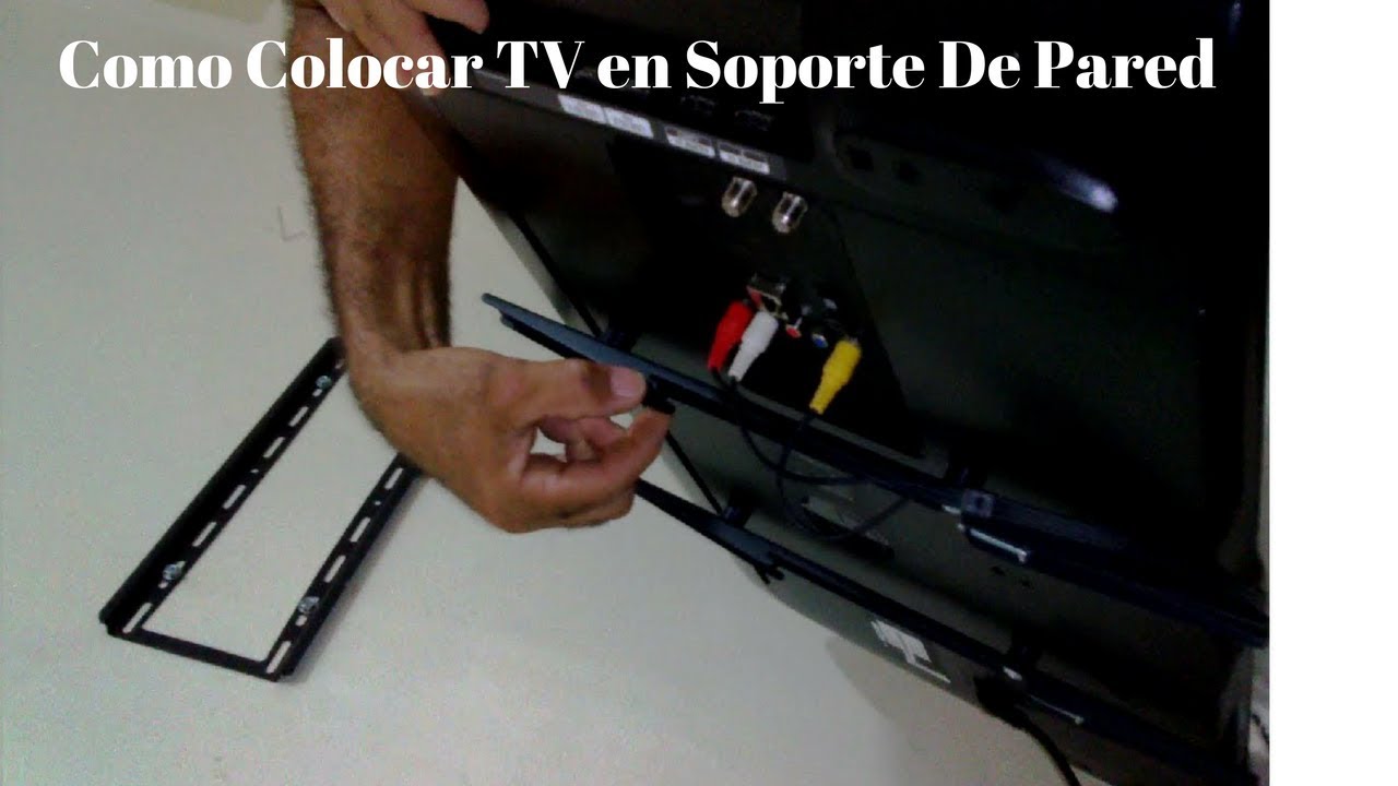 Colocar soporte TV fácil y rápidamente, sigue nuestras