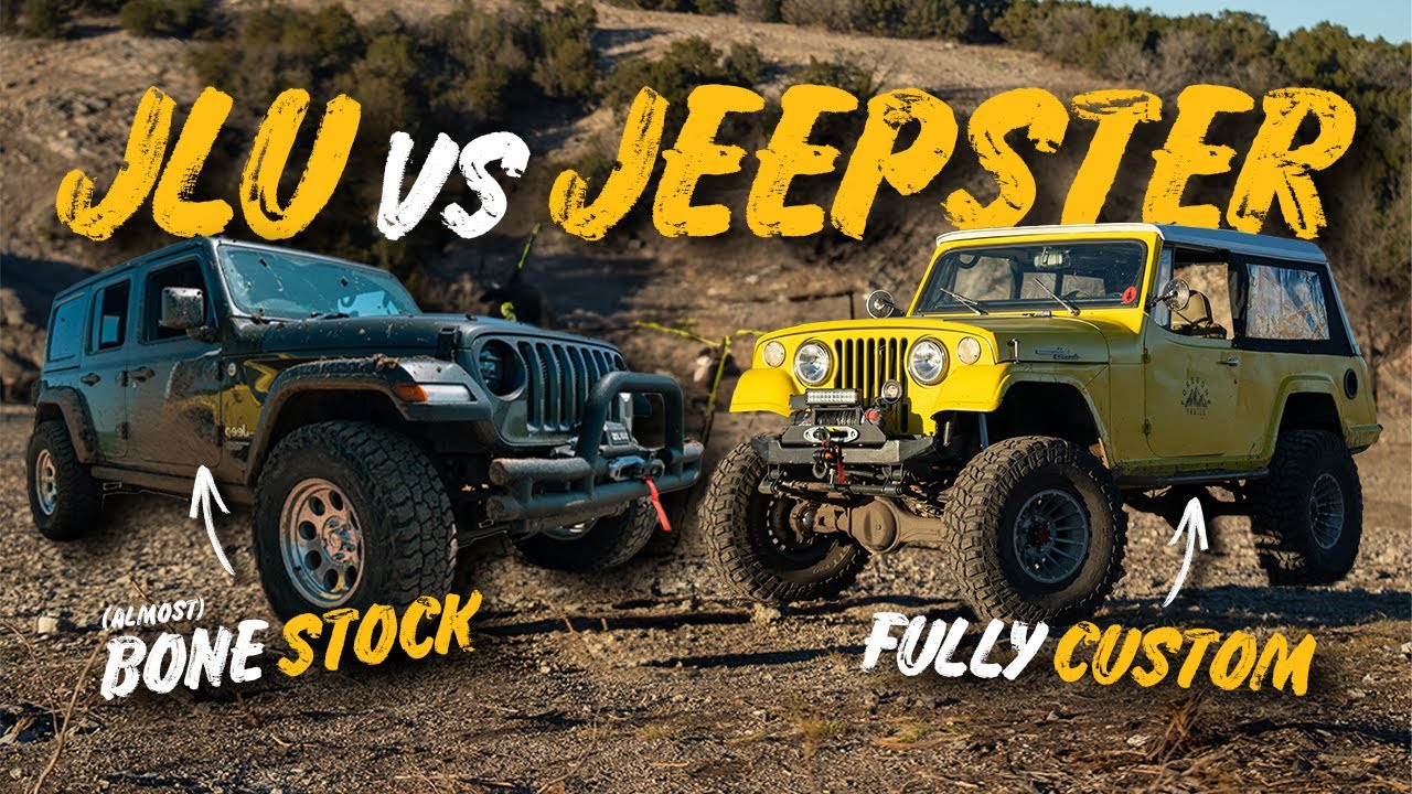 Off-Road Evolution: Jeep JLU vs. Jeepster Commando | Crossbar Ranch Thrills!