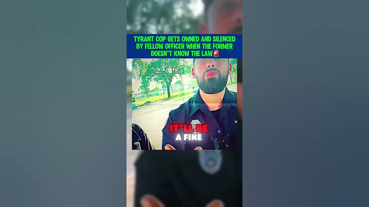 Tyrant Cop Gets Owned and Silenced by Fellow Officer When the Former Doesn T Know the Law